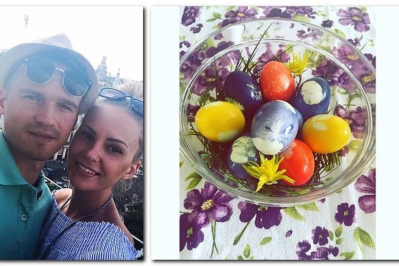 Rytis Žvagulis su sužadėtine Laura Navikaite