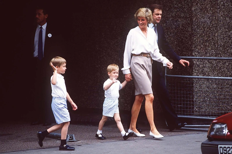 Princesė Diana su sūnumi princu Harry