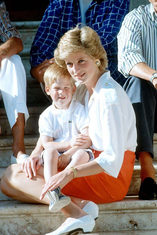 Princesė Diana su sūnumi princu Harry
