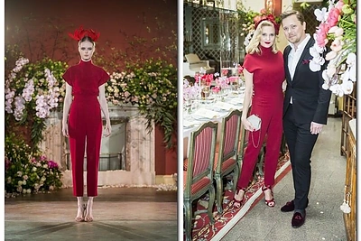 Dizainerio Egidijaus Rainio modelį nusižiūrėjo verslininkė Rasa Arlauskienė