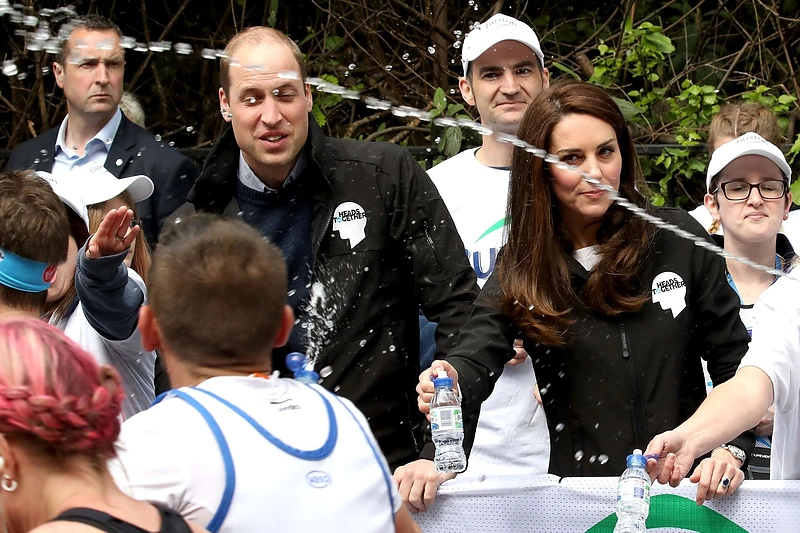 Kate Middleton ir princas Williamas