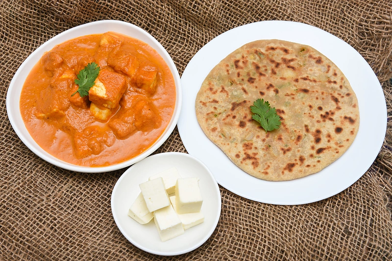 Paplotėliai su bulvių įdaru „Aloo Paratha“