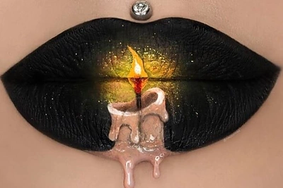 Jazmine Daniel menas ant lūpų