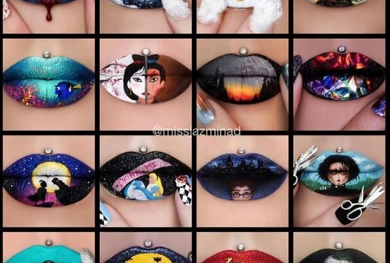 Jazmine Daniel menas ant lūpų