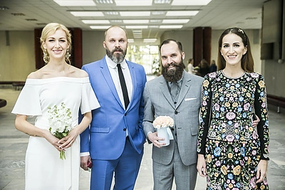 Laimono Paulausko ir Elenos Kanapickaitės vestuvių akimirka