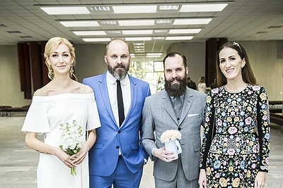 Laimono Paulausko ir Elenos Kanapickaitės vestuvių akimirka