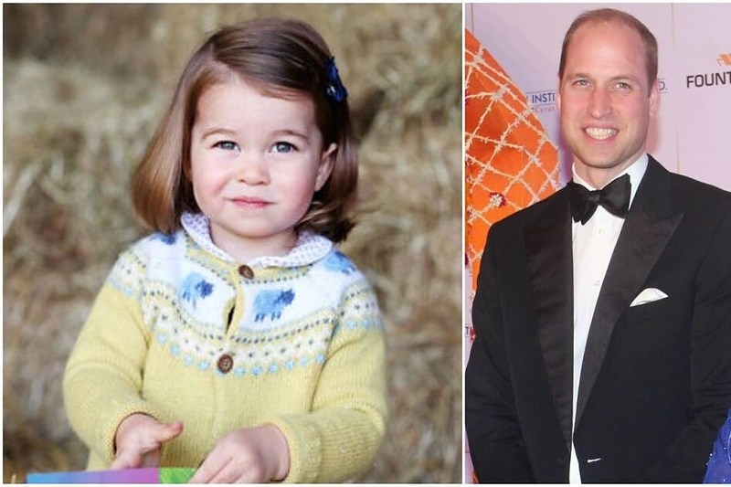Princesė Charlotte, princas Williamas ir Kate Middleton