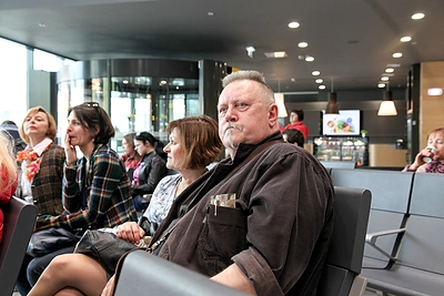 Modestas Pitrėnas Pažaislio muzikos festivalį pristatančioje spaudos koncerencijoje