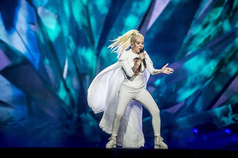 Islandijos atstovė Svala