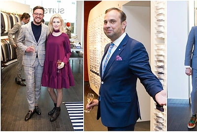 „Suitsupply“ naujausios kolekcijos pristatyme – linksmai nusiteikęs Jogaila Morkūnas ir stilingi svečiai