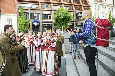 Jurgio Didžiulio surengtos muzikos eisenos akimirkos