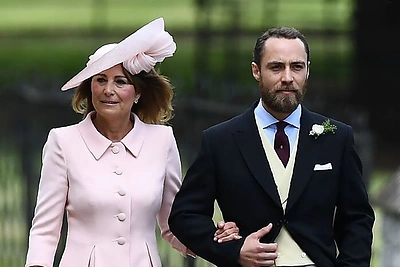Carole Middleton ir Jamesas Middletonas