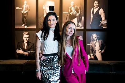 Austėjos Jablonskytės meninio projekto pristatymo akimirka