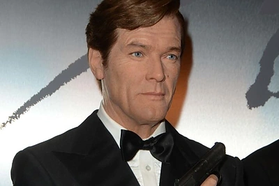 Aktorius Rogeris Moore'as išgarsėjo Džeimso Bondo vaidmeniu