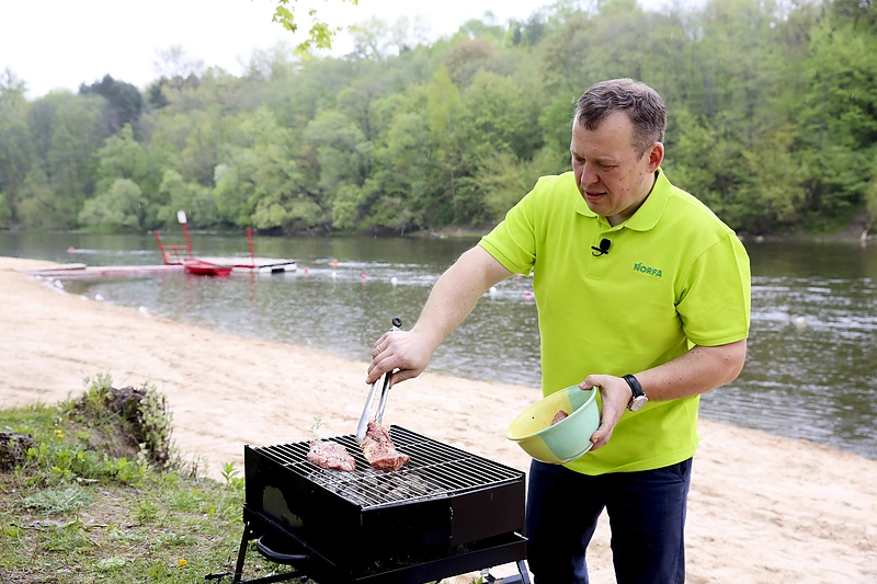 „Norfos“ vyr. mėsininkas Dainius Bartošius / Irmanto Gelūno / BNS nuotr.