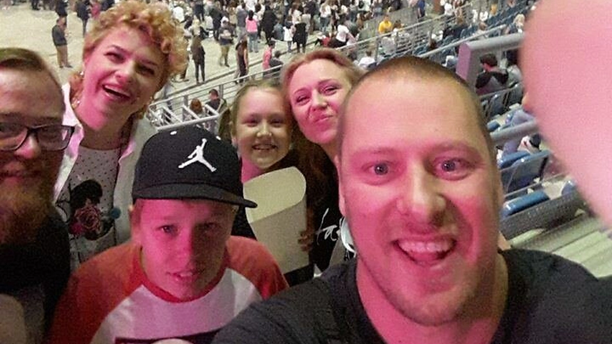 Vilius Tarasovas su šeima lankėsi Bruno Mars koncerte