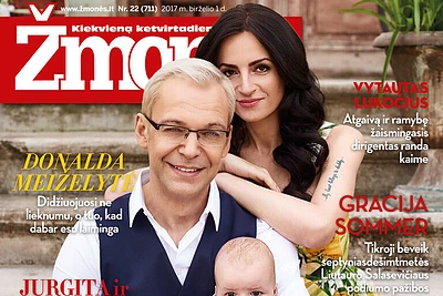 Aras Vėberis su šeima