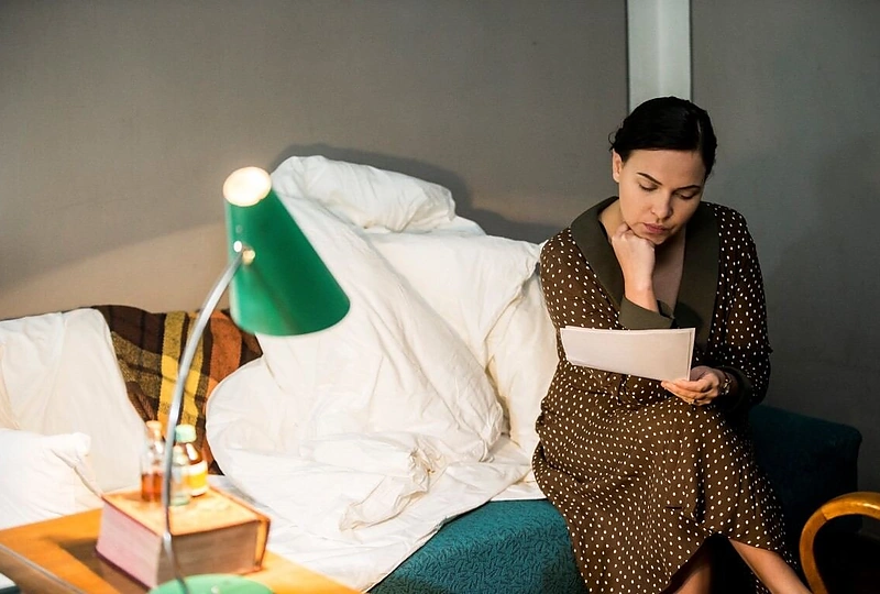 Dainininkė Justė Arlauskaitė-Jazzu repeticijų metu