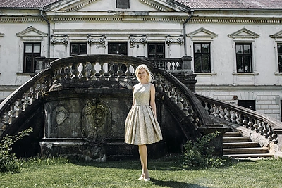 Dizainerės Audronės Bunikienės drabužių kolekcija „La Dolce Vita“