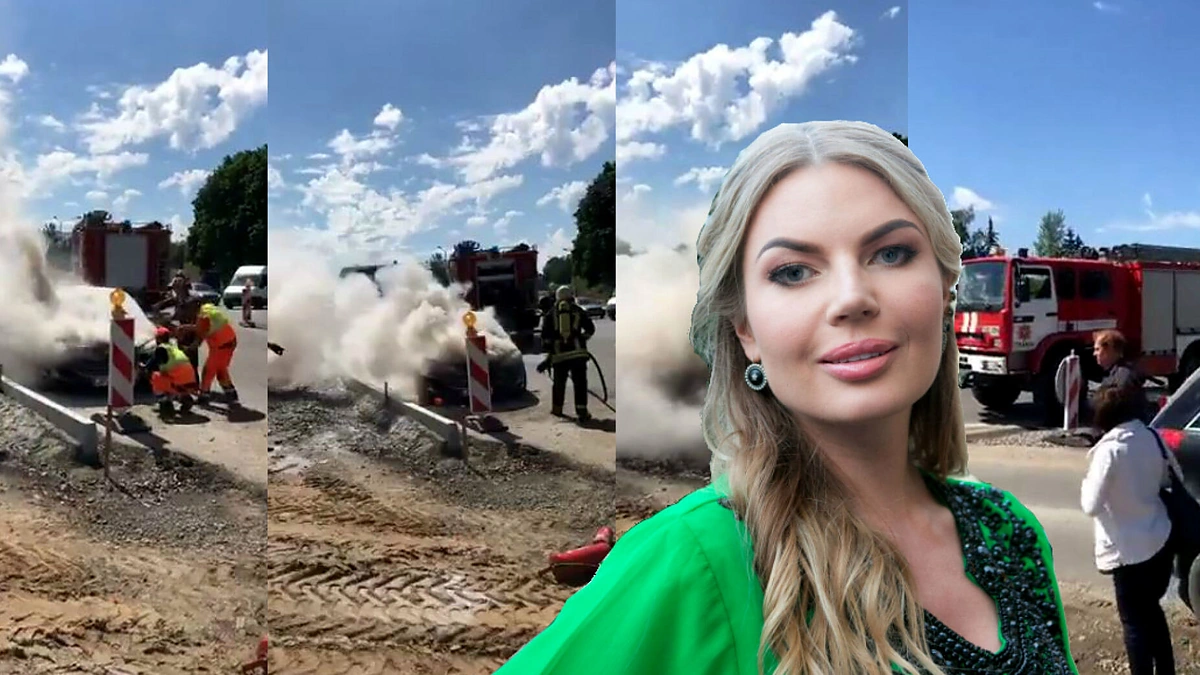 Sudegė Solveigos Mykolaitytės automobilis