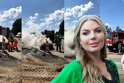 Trakuose sudegė manekenės Solveigos Mykolaitytės automobilis