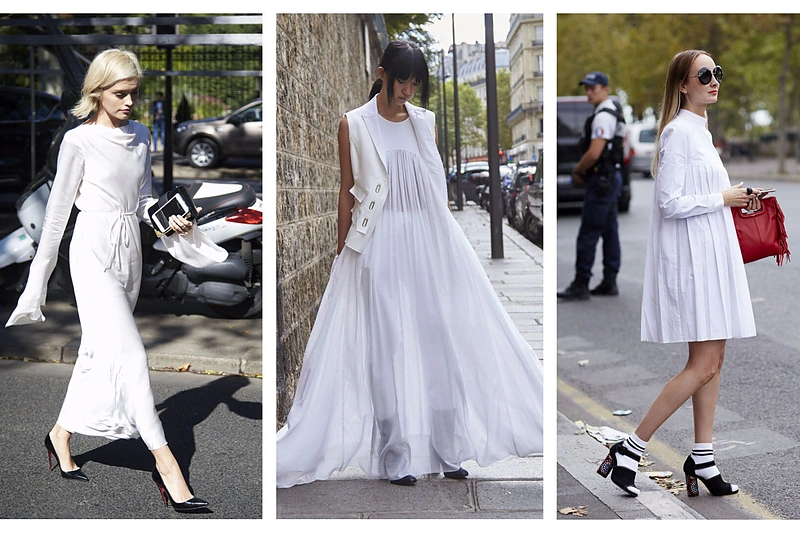 Balta suknelė – nepamainoma vasarą