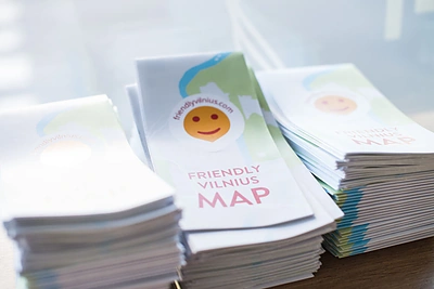 Pristatytas antrasis draugiško Vilniaus žemėlapis „Friendly Vilnius“