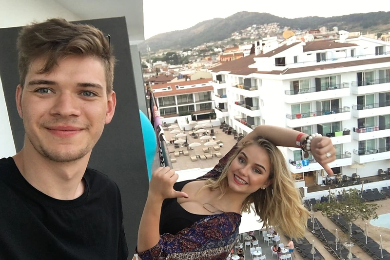 Iglės Bernotaitytės ir Igno Lelio atostogų akimirka