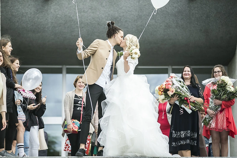 Augustino Paulionio ir Violetos Taraškevič vestuvės