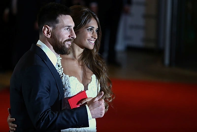 Lionelis Messi vedė mylimąją Antonella Roccuzzo