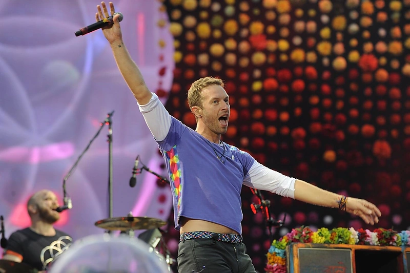 Grupės „Coldplay“ koncerto akimirkos Dubline
