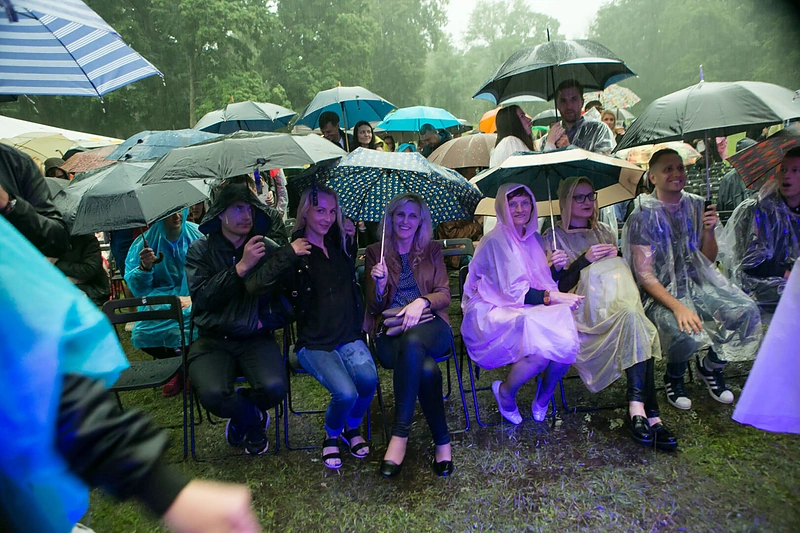 Monikos Linkytės koncerto akimirka