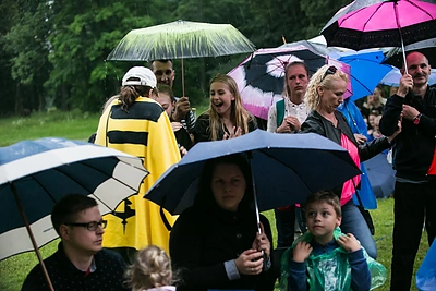 Monikos Linkytės koncerto akimirka