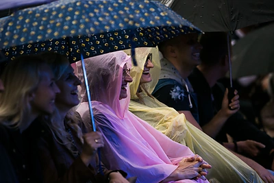 Monikos Linkytės koncerto akimirka