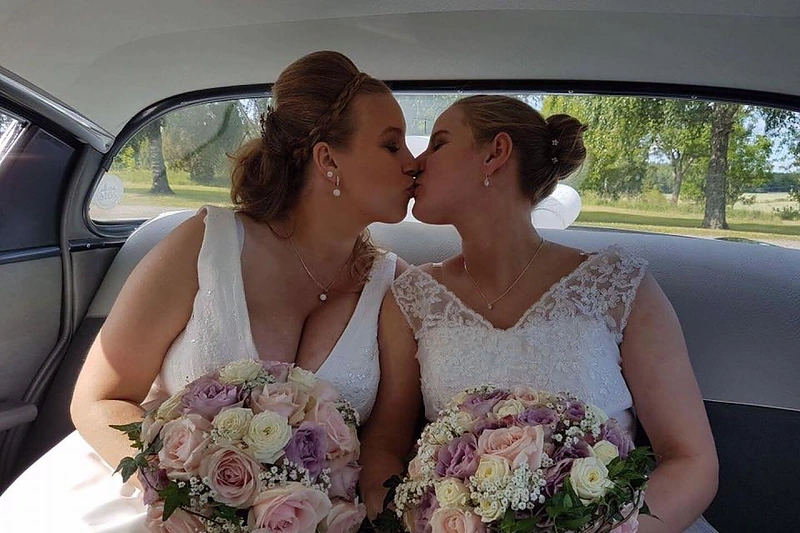 Švedijoje su nėščia mylimąja susituokusi futbolininkė Viktorija Budrytė nesitikėjo, kad jos vestuvės Lietuvoje bus taip stipriai aptarinėjamos