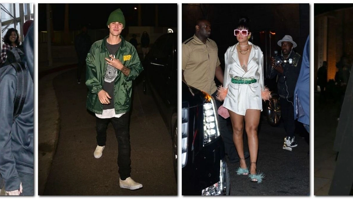 Angelina Jolie, Justinas Bieberis, Rihanna, Lindsay Lohan