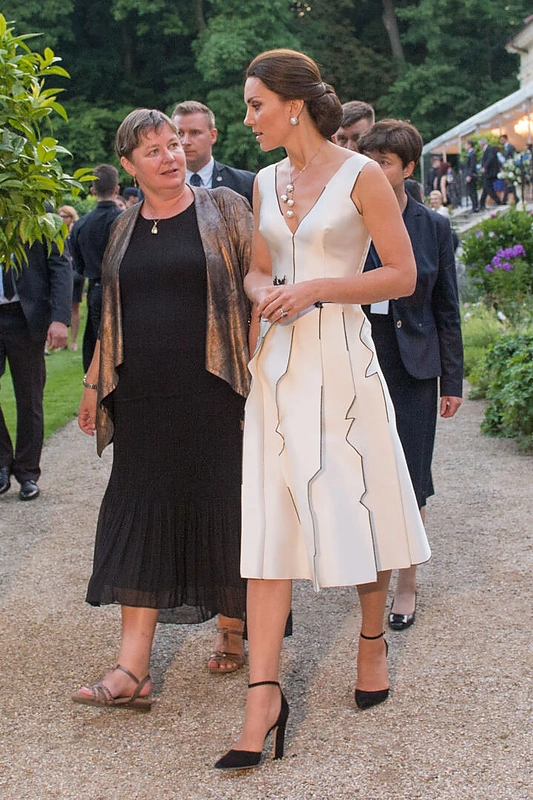 Kembridžo hercogienė Catherine su vyru Jungtinės Karalystės princu Williamu Lenkijoje