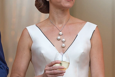 Kembridžo hercogienė Catherine su vyru Jungtinės Karalystės princu Williamu Lenkijoje