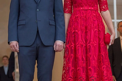 Lenkijos prezidentas Andrzejus Duda su žmona Agata