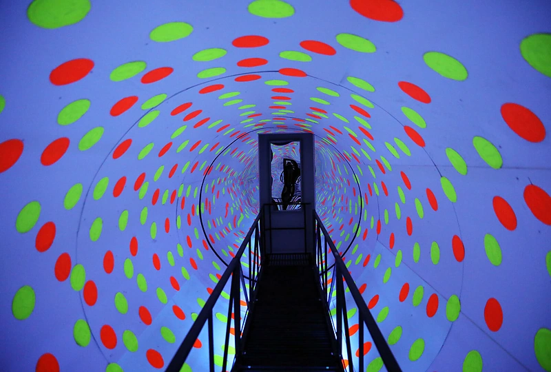 Iliuzijų namo atidarymo akimirka