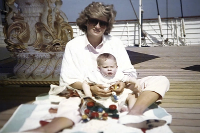 Princesė Diana su sūnumi princu Harry