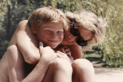 Princesė Diana su sūnumi princu Harry