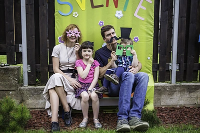 Vytautas Plečkaitis su šeima