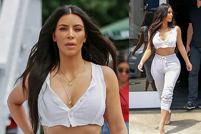 Nuo gėdos vidury gatvės Kim Kardashian išgelbėjo stebuklas