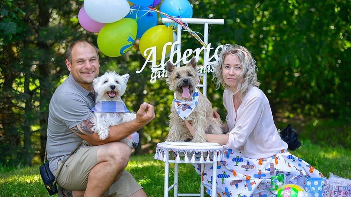 Šuniuko Alberto gimtadienio šventė