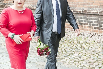 Dainos Bosas sūnaus Luko vestuvių akimirka
