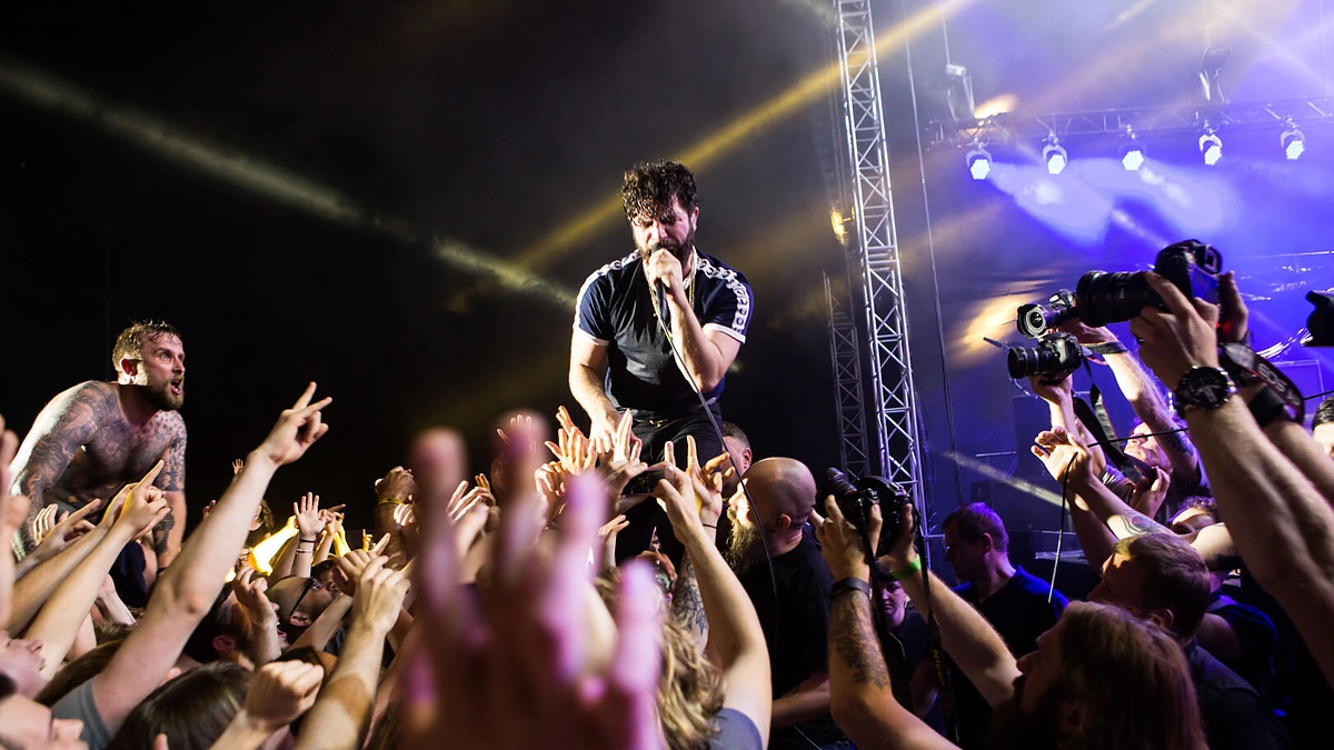 Grupės „Foals“ koncertas Vilniaus Kalnų parke
