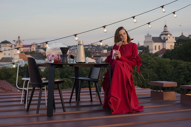 Braškių ir mėtų kokteilis