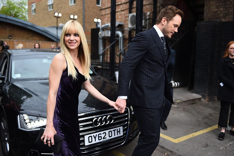 Anna Faris ir Chrisas Prattas