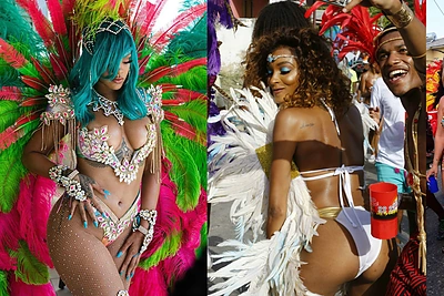 Barbadoso karnavalo linksmybėms atsidavė ne tik Rihanna, bet ir kitos žvaigždės